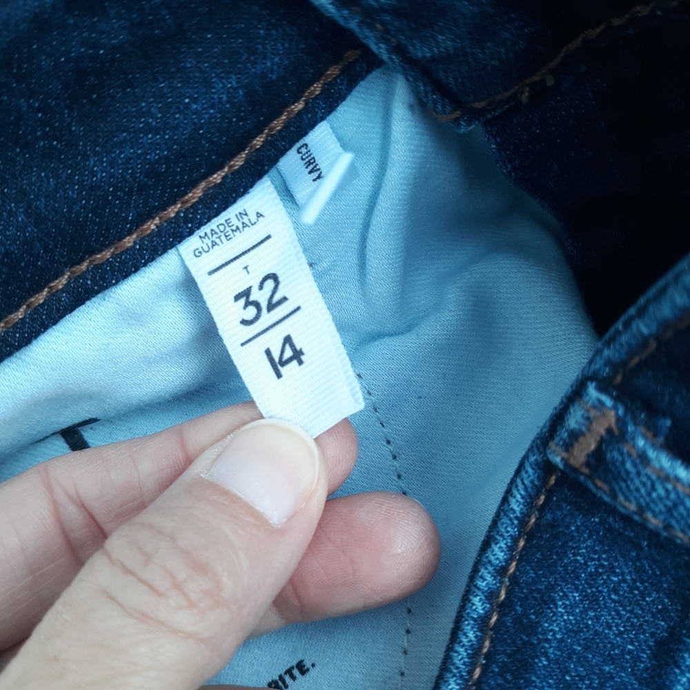 LOFT Curvy High Waist Skinny Jeans size 32 - Picture 7 of 9